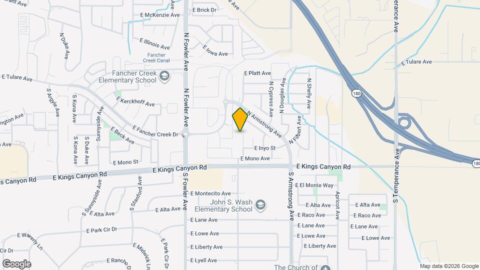 147 N Burgan Ave Map and Location Details