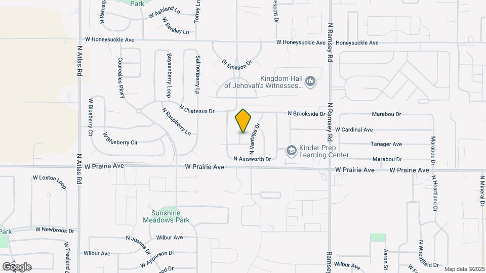 8182 N Brookside Dr Mapa y Detalles de la Ubicación
