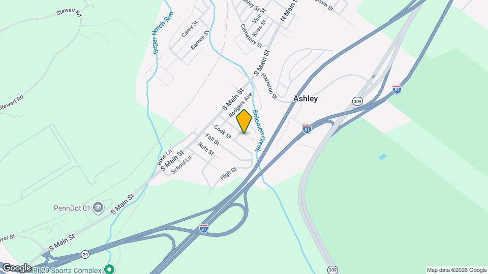 43 Wyoming St Mapa y Detalles de la Ubicación