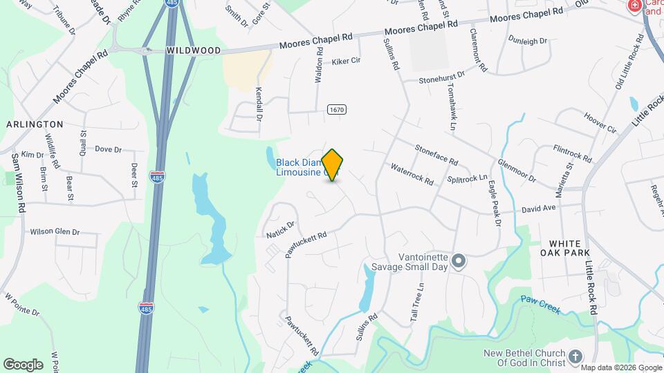 6215 Deep Forest Ln Map and Location Details