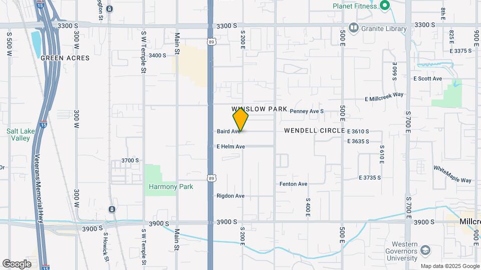 188 E Baird Ave Mapa y Detalles de la Ubicación
