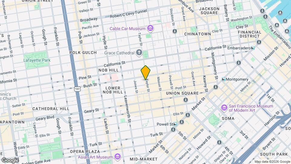 701 Taylor Mapa y Detalles de la Ubicación