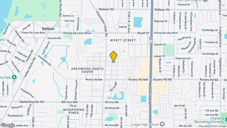 614 Beverly Ave Mapa y Detalles de la Ubicación