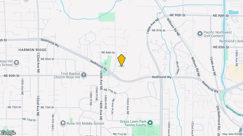 14227 NE 81st Ct Map and Location Details