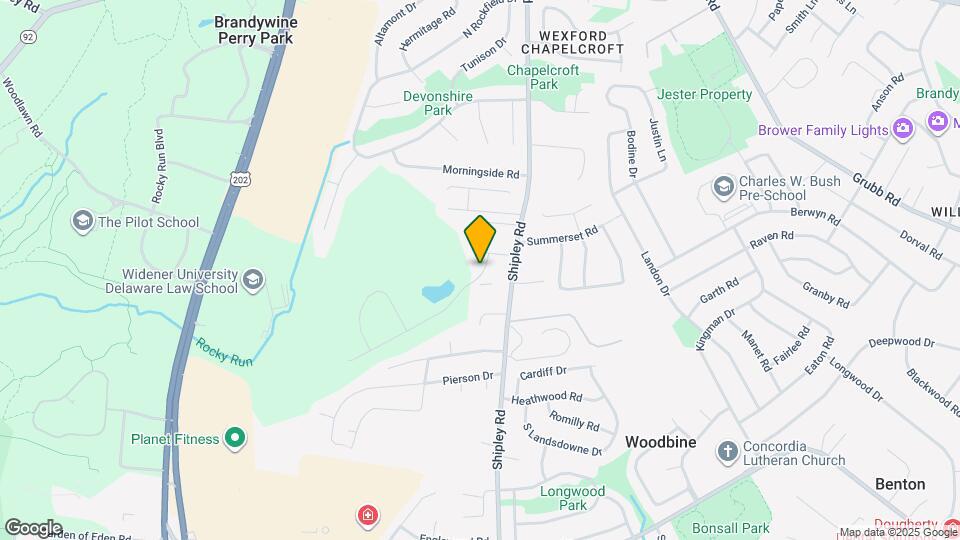 Brandywine Country Club Redevelopment Map and Location Details