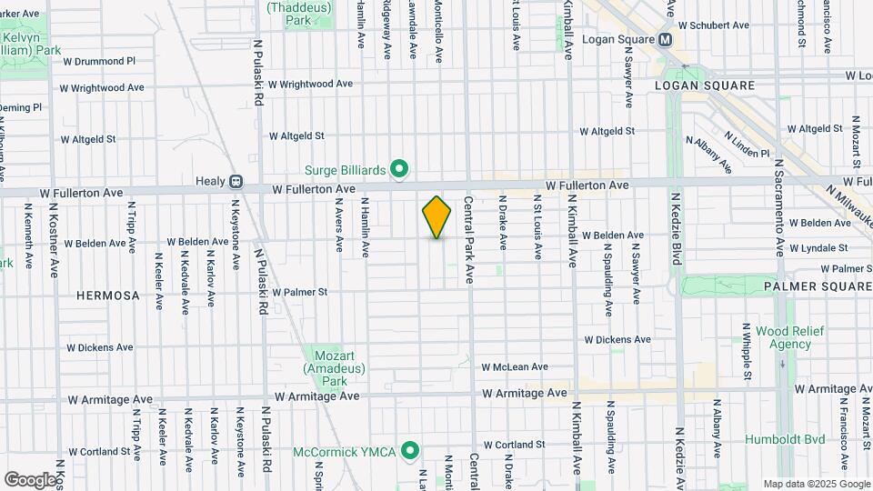 2252 N Monticello Ave, Unit 1 Mapa y Detalles de la Ubicación