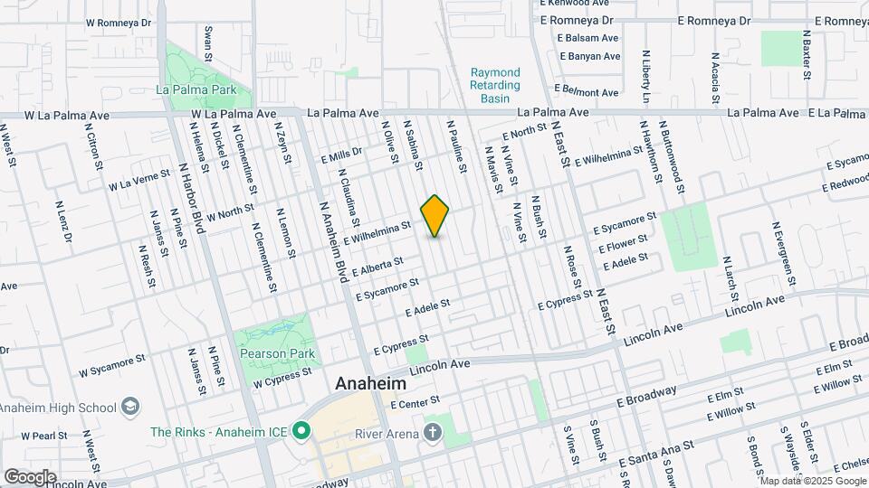 609 N Sabina St Map and Location Details