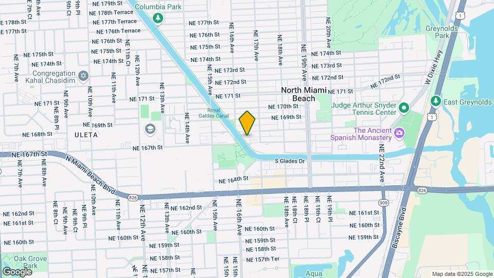 19751 N Glades Dr Map and Location Details