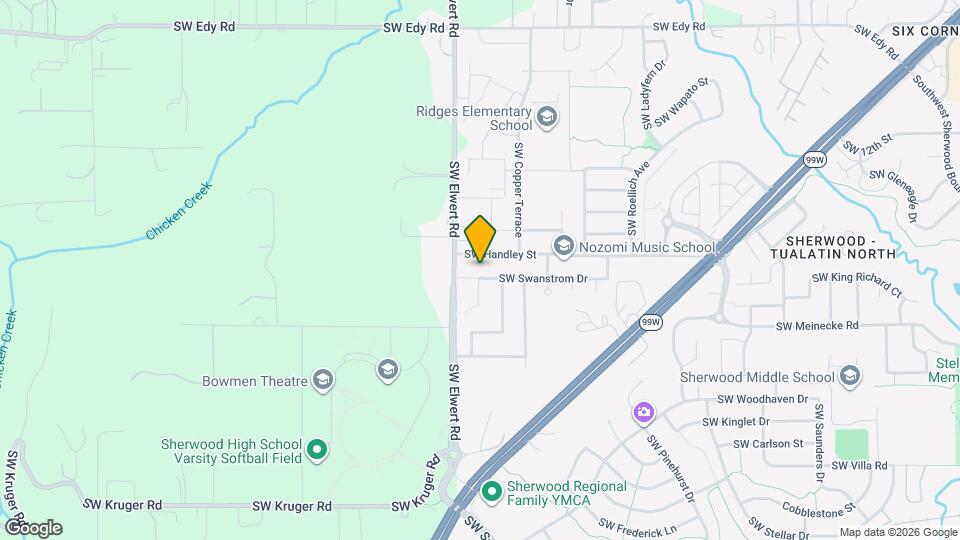 18385 SW Swanstrom Dr Map and Location Details