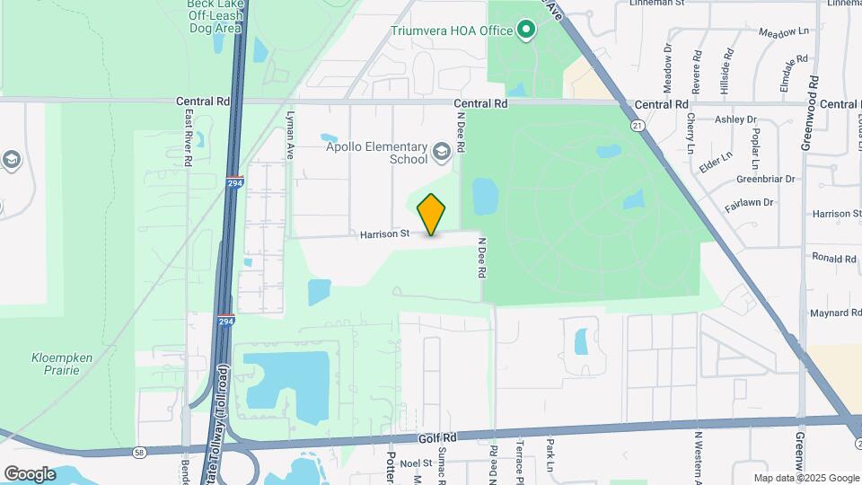 9403 Harrison St Map and Location Details