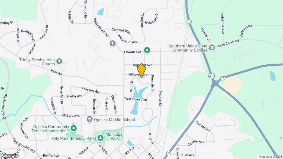 311 Hillcrest Ct Map and Location Details