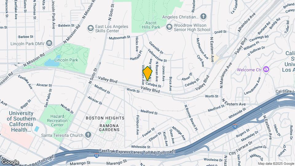 4415 Catalpa St Mapa y Detalles de la Ubicación