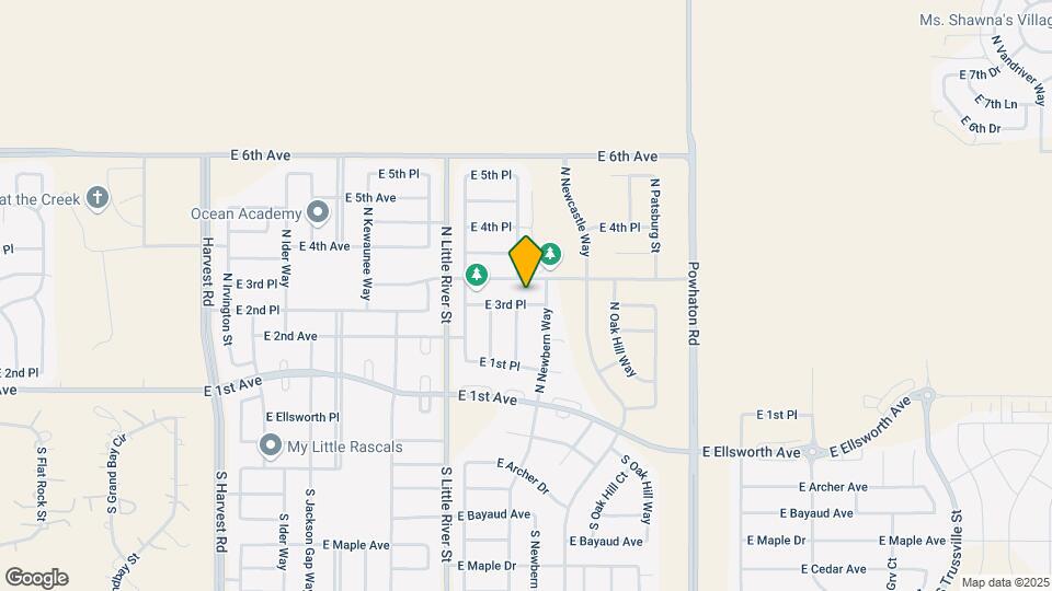 25951 E 3rd Pl Map and Location Details