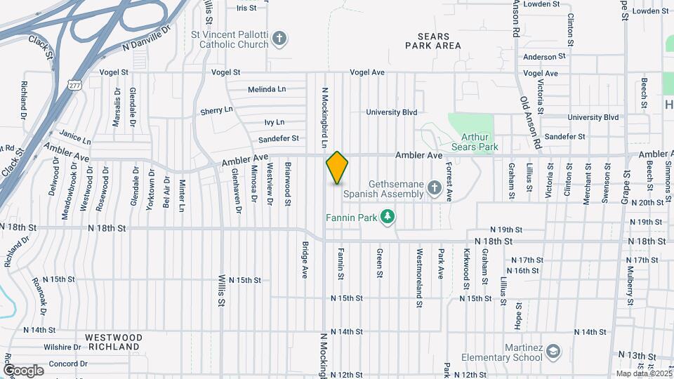 2034 Fannin St Map and Location Details