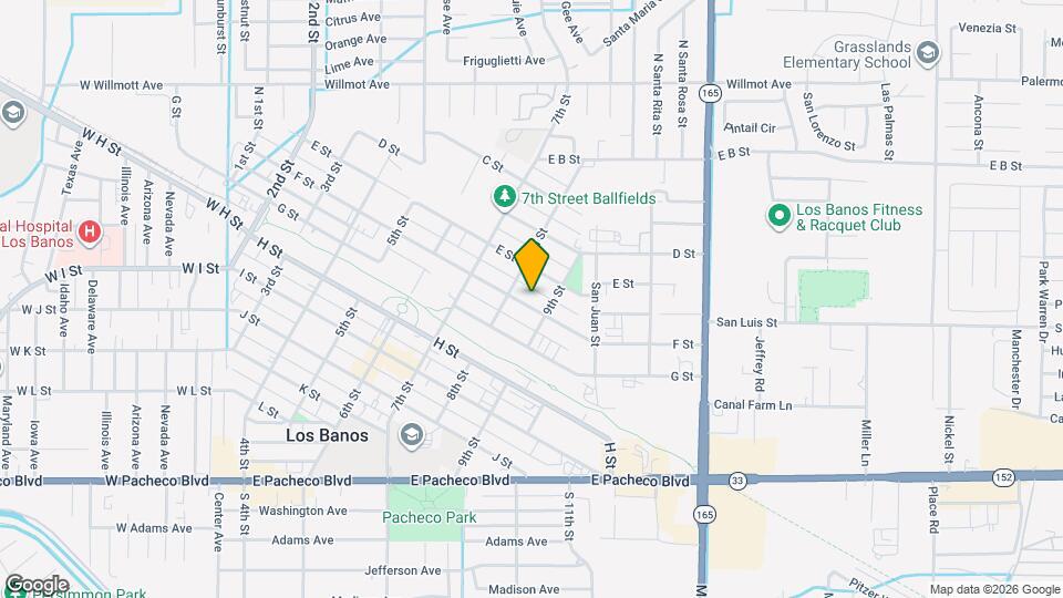 844 F St Map and Location Details