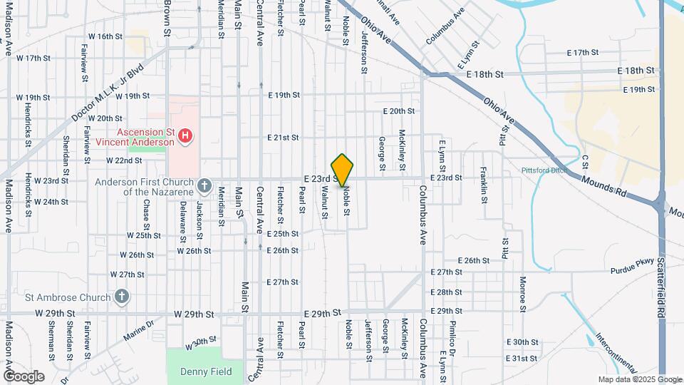2321 Noble St Map and Location Details