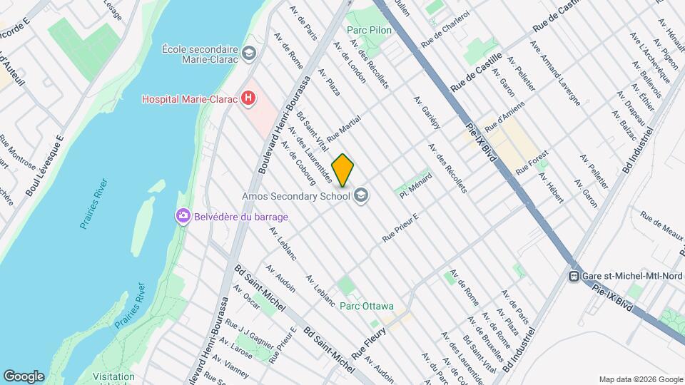 3601 Monselet Rue Map and Location Details