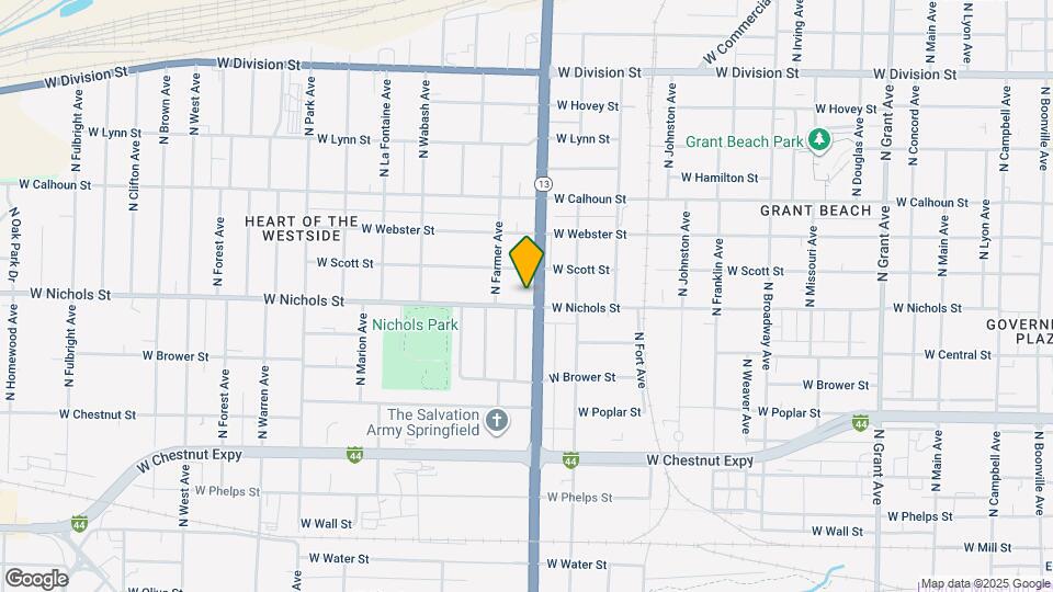 1607 W Nichols St Map and Location Details