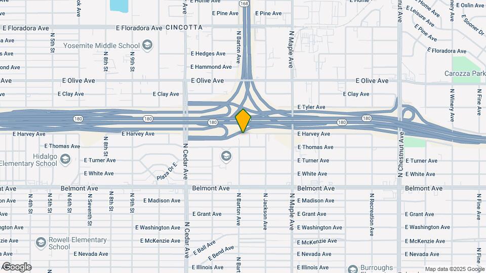 770 N Barton Ave Map and Location Details