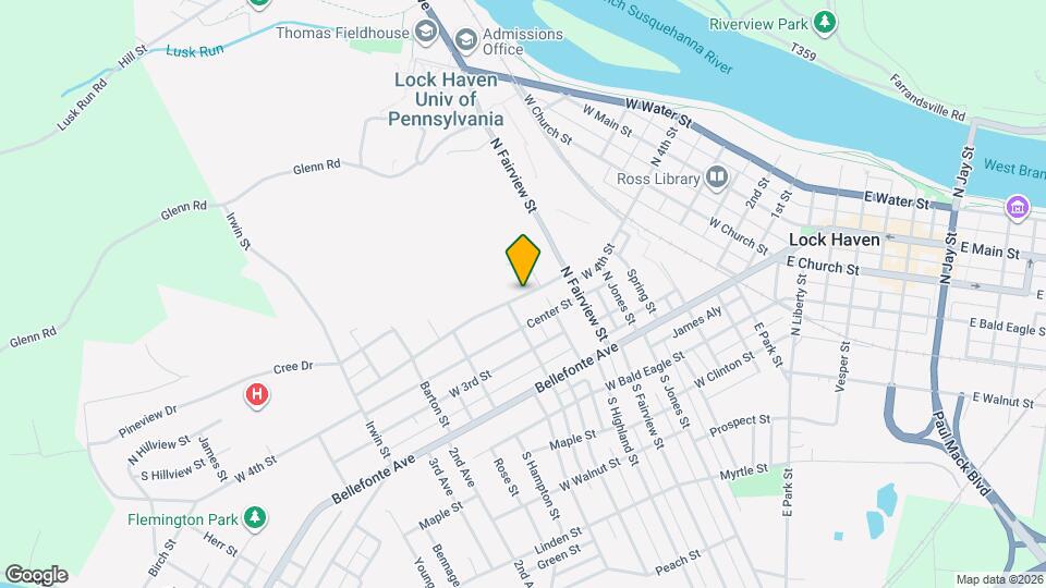 323 W 4th St Mapa y Detalles de la Ubicación