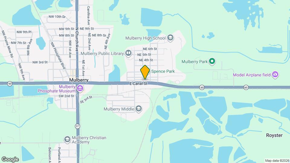 1102 E Canal St Map and Location Details