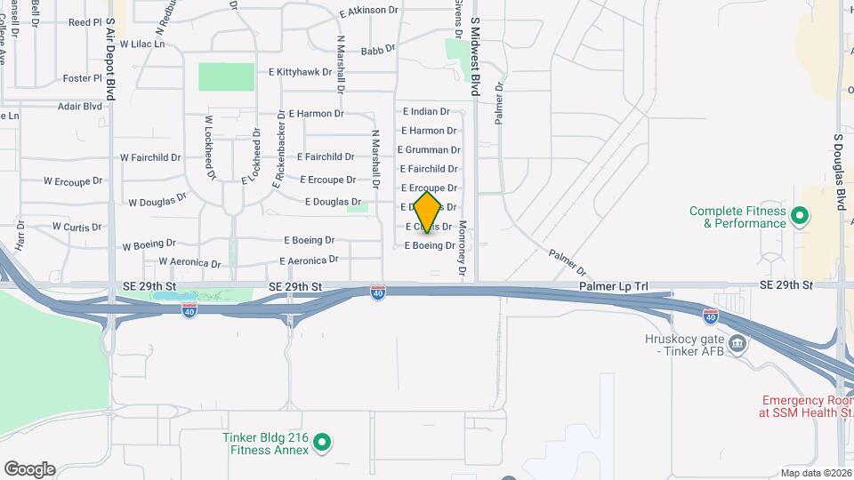 517 E Boeing Dr Map and Location Details