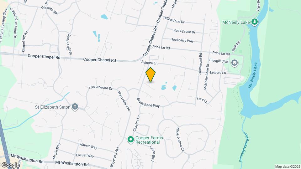 11109 Meadow Chase Ct Map and Location Details