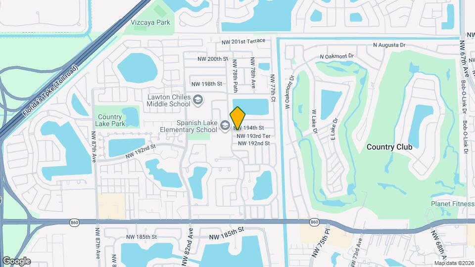 7879 NW 193rd Ter Map and Location Details