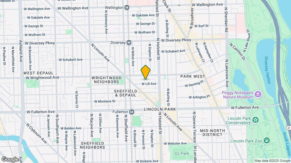 848 W Lill Ave, Unit 1 Map and Location Details