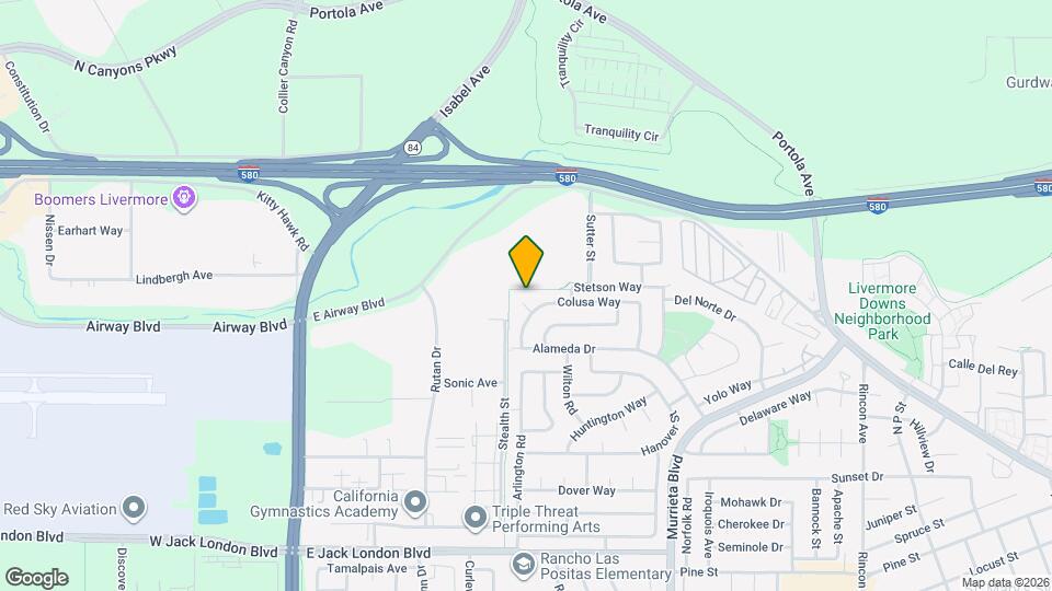 454 Modoc Pl Map and Location Details