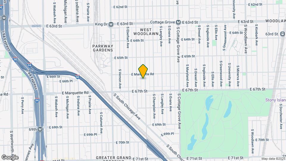 6620 S Saint Lawrence Ave Map and Location Details