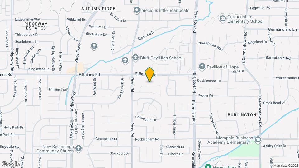 4155 Tunbridge Pl Map and Location Details