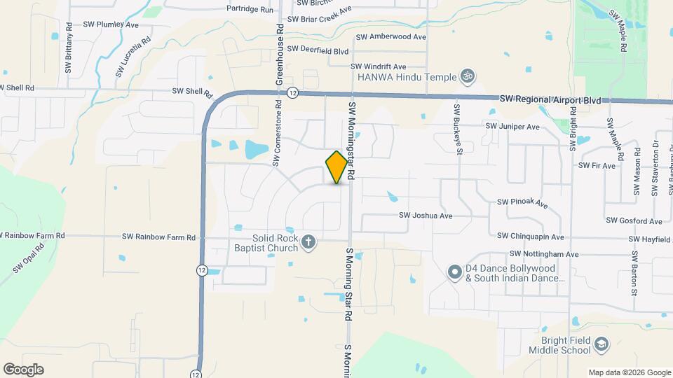 4001 SW Rhinestone Blvd Map and Location Details