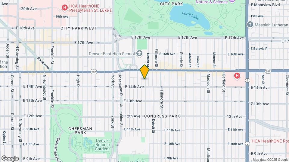 1427 Clayton St Mapa y Detalles de la Ubicación