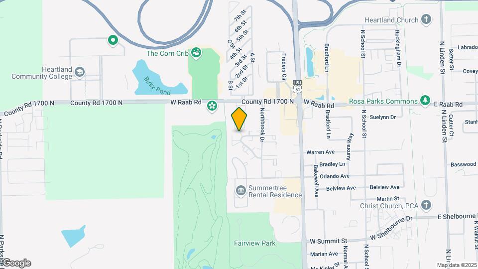710 Golfcrest Rd N Map and Location Details
