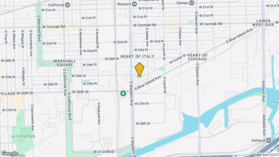2513 S Claremont Ave, Unit 2513 S Claremont Mapa y Detalles de la Ubicación