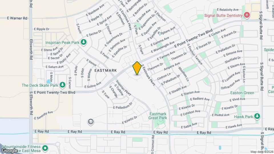 4839 S Ferric Map and Location Details