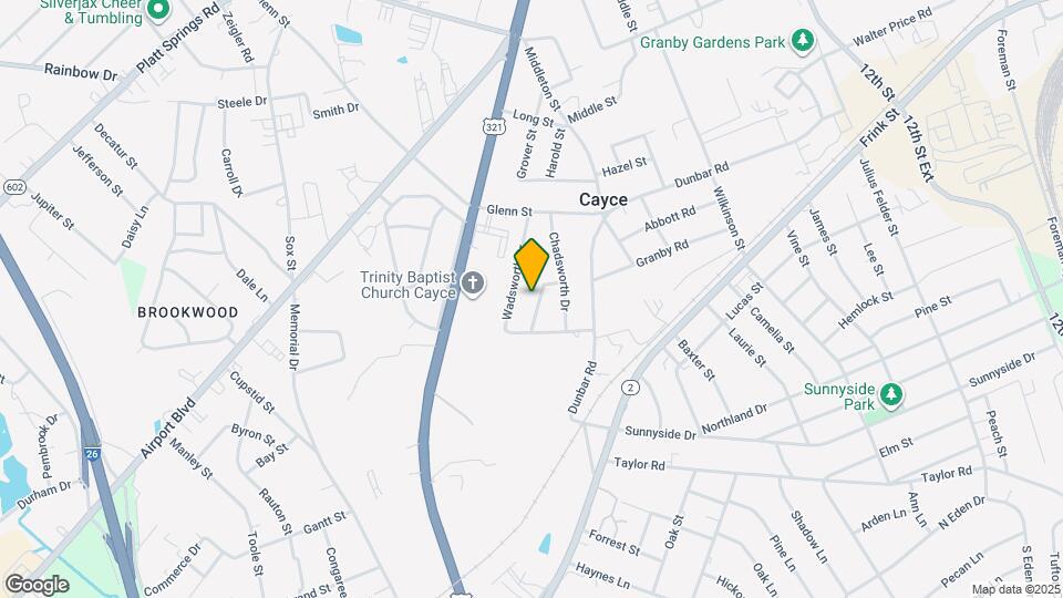 1822 Sedgefield St Mapa y Detalles de la Ubicación
