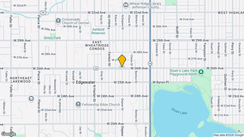 2265 N Depew St Map and Location Details