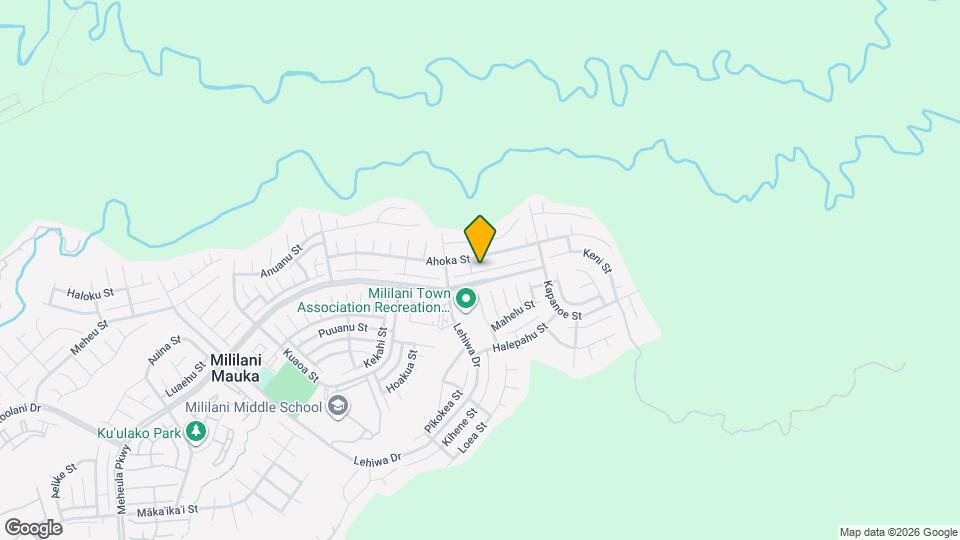 95-1031-1031 Kahakiki St Map and Location Details