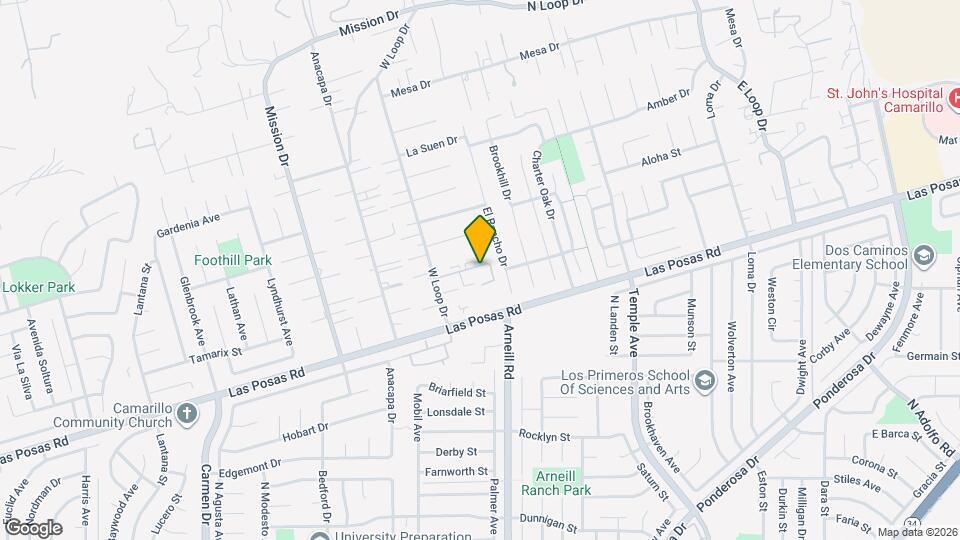 2260 Camilar Dr Map and Location Details