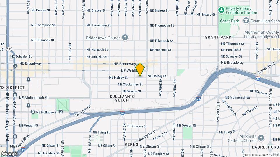 2230 NE Halsey St Map and Location Details