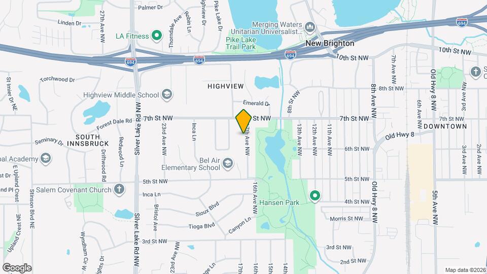 656 17th Ave NW Map and Location Details