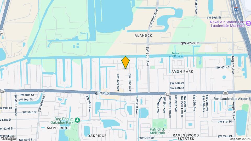 4441 SW 32nd Ave Map and Location Details