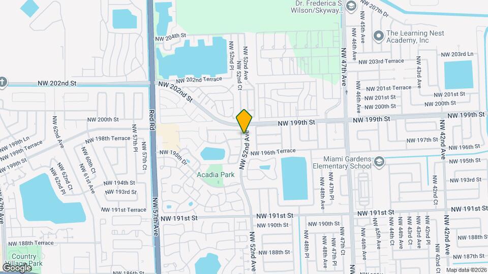 19751 NW 52nd Ct Map and Location Details