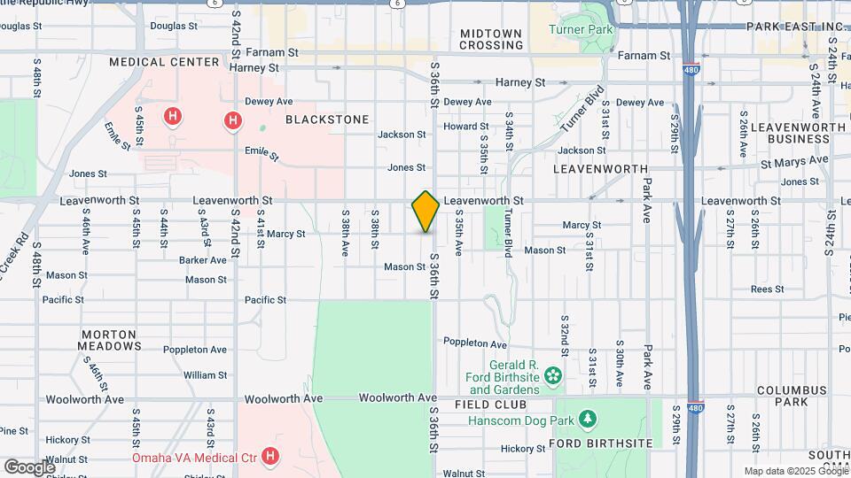 902 S 36th St, Unit 902 Map and Location Details