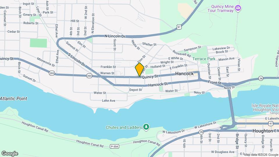 512 Quincy St Map and Location Details