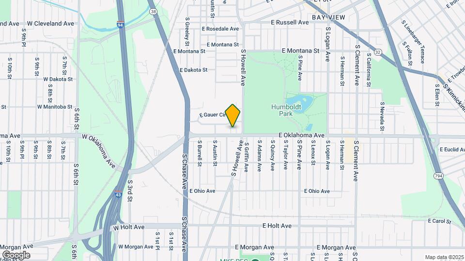 348 E Oklahoma Ave Mapa y Detalles de la Ubicación