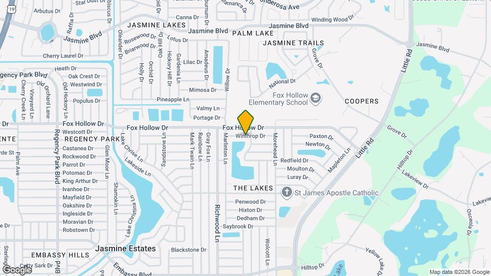 8134 Winthrop Dr Map and Location Details