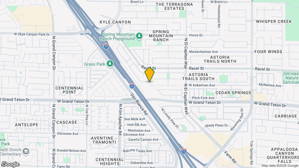 8104 Finch Feather St Mapa y Detalles de la Ubicación